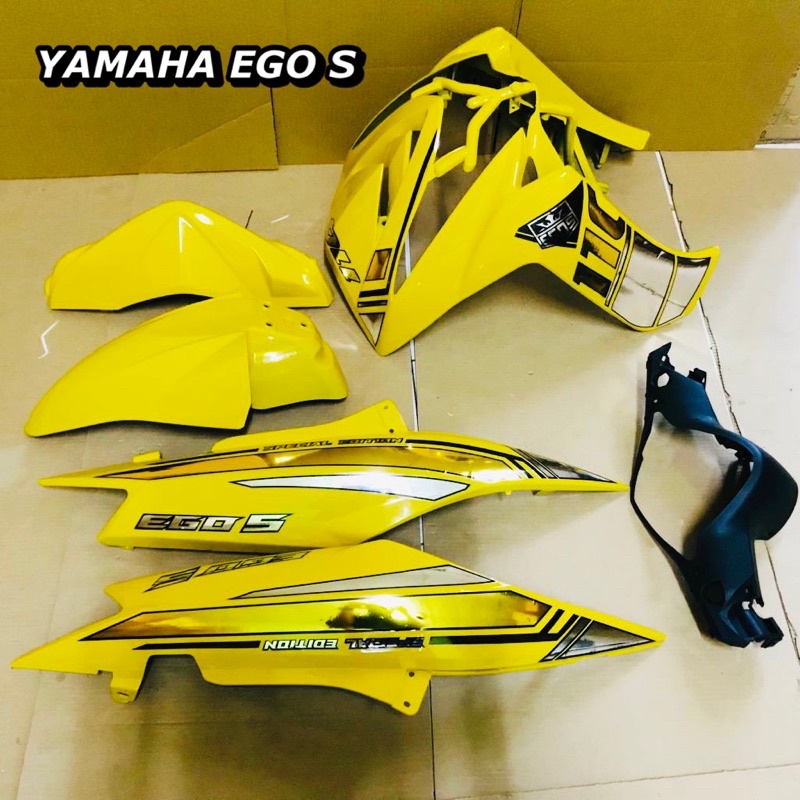 Coverset Hld Yamaha Ego S Chrome Siap Tampal Shopee Malaysia