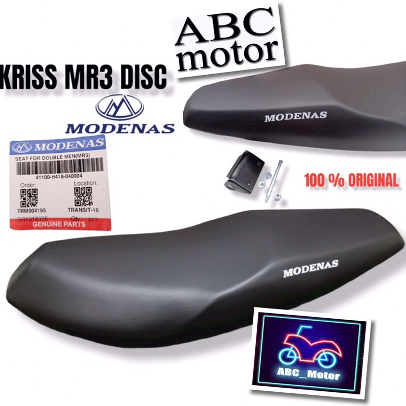 MODENAS KRISS MR3 Seat Cushion Tempat Duduk 100 ORIGINAL MODENAS ABC