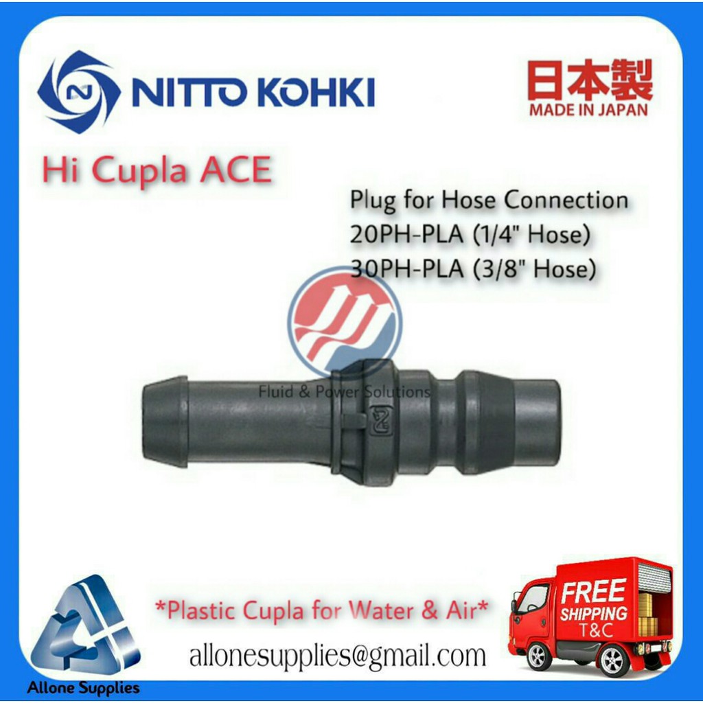 Genuine Japan Nitto Kohki Plastic Ace Cupla Ph Ph Air Coupler Air