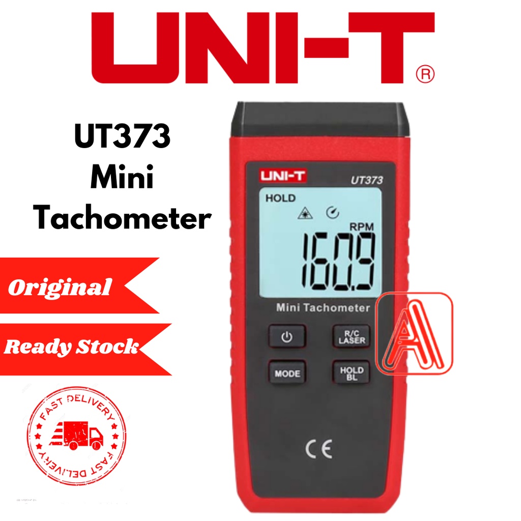 Uni T Ut Digital Non Contact Laser Digital Tachometer Rpm Meter