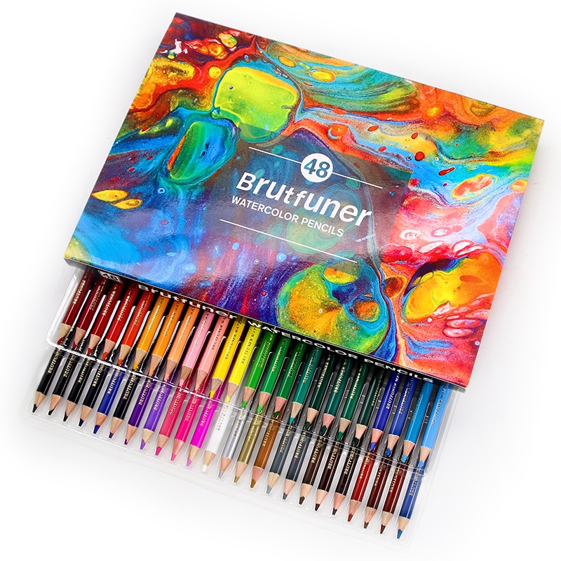 Brutfuner Colours Water Color Pencil Professional Oil