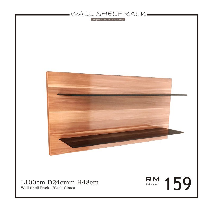 Wall Shelf Wall Shelved Rack Dingding Gantung Hiasan Shape Shopee