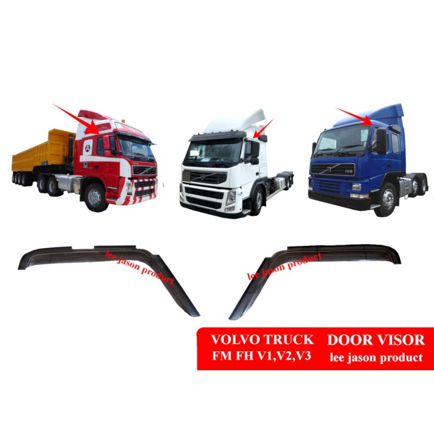 VOLVO TRUCK FM FH V1 V2 V3 DOOR VISOR SET PRICE FOR 1 PAIR Shopee