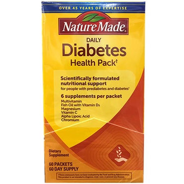 Nature Made Diabetes Health Pack Genuine Packages Shopee Malaysia