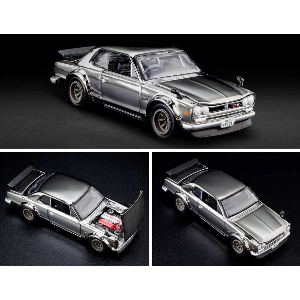 Baby L Hot Wheels RLC 1972 Skyline H T 2000GT R Hako Spectraflame