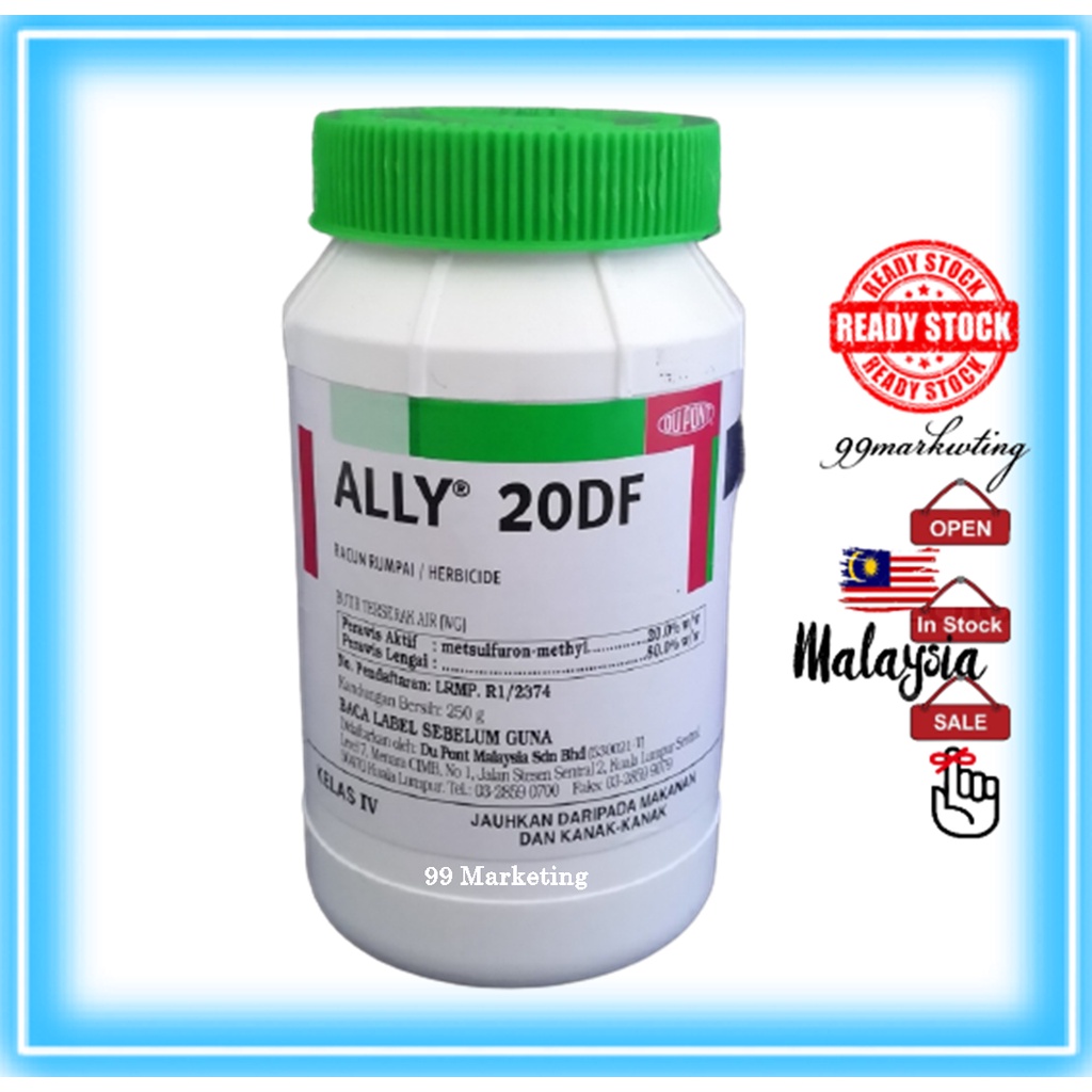 250GM Ally 20 DF Dupont Metsulfuron Methyl Racun Rumpai Shopee Malaysia