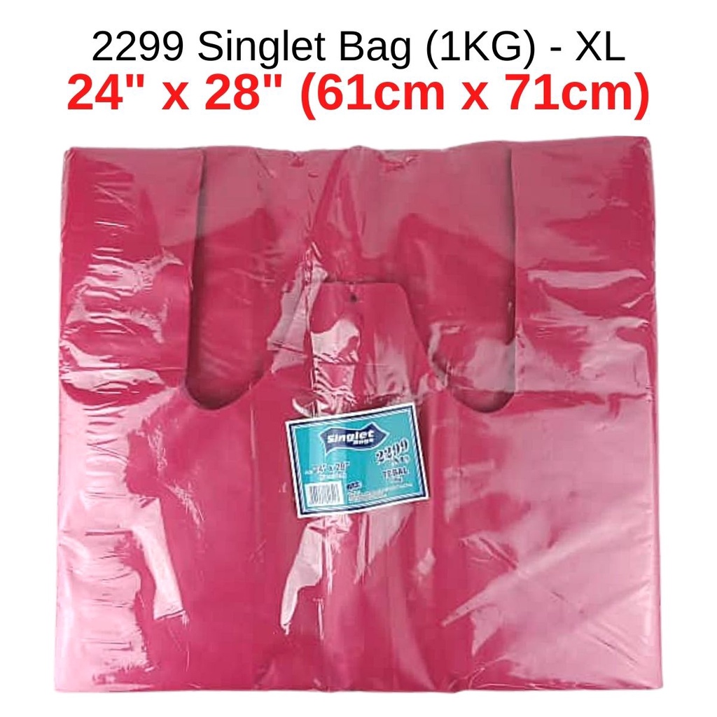 Kg Heavy Duty Garbage Rubbish Bag Large Plastik Sampah Tebal