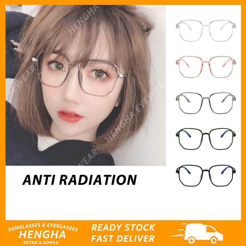 Ready Stockkorean Fashion Eyeglasses Frame Women Square Frame Glasses