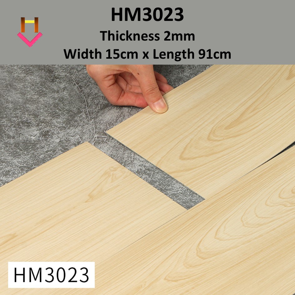 X Cm Self Adhesive Pvc Flooring Pvc Floor Panel Sticker Wood Grain