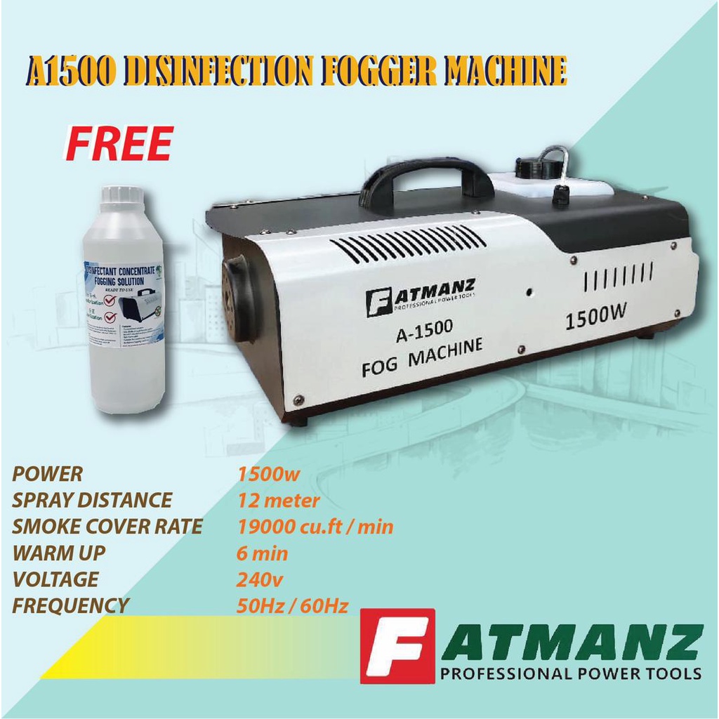 Fatmanz A Disinfectant Fogger Machine W Foc L Disinfectant