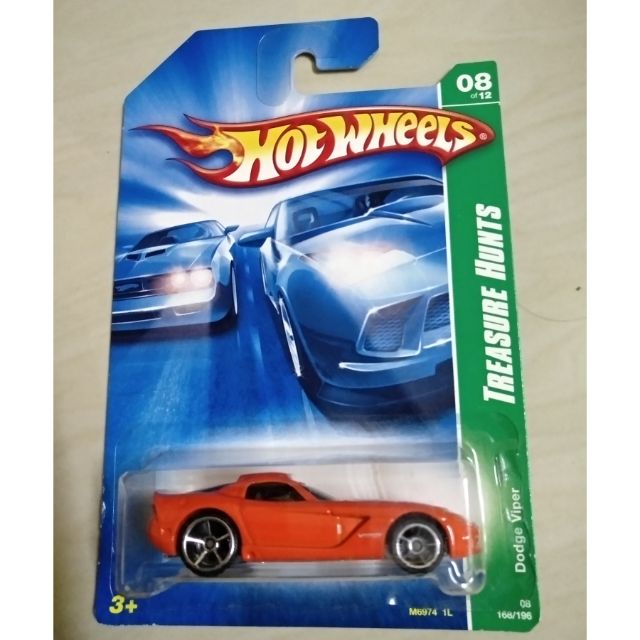 Hot Wheels Dodge Viper T Hunt Regular Treasure Hunt Shopee