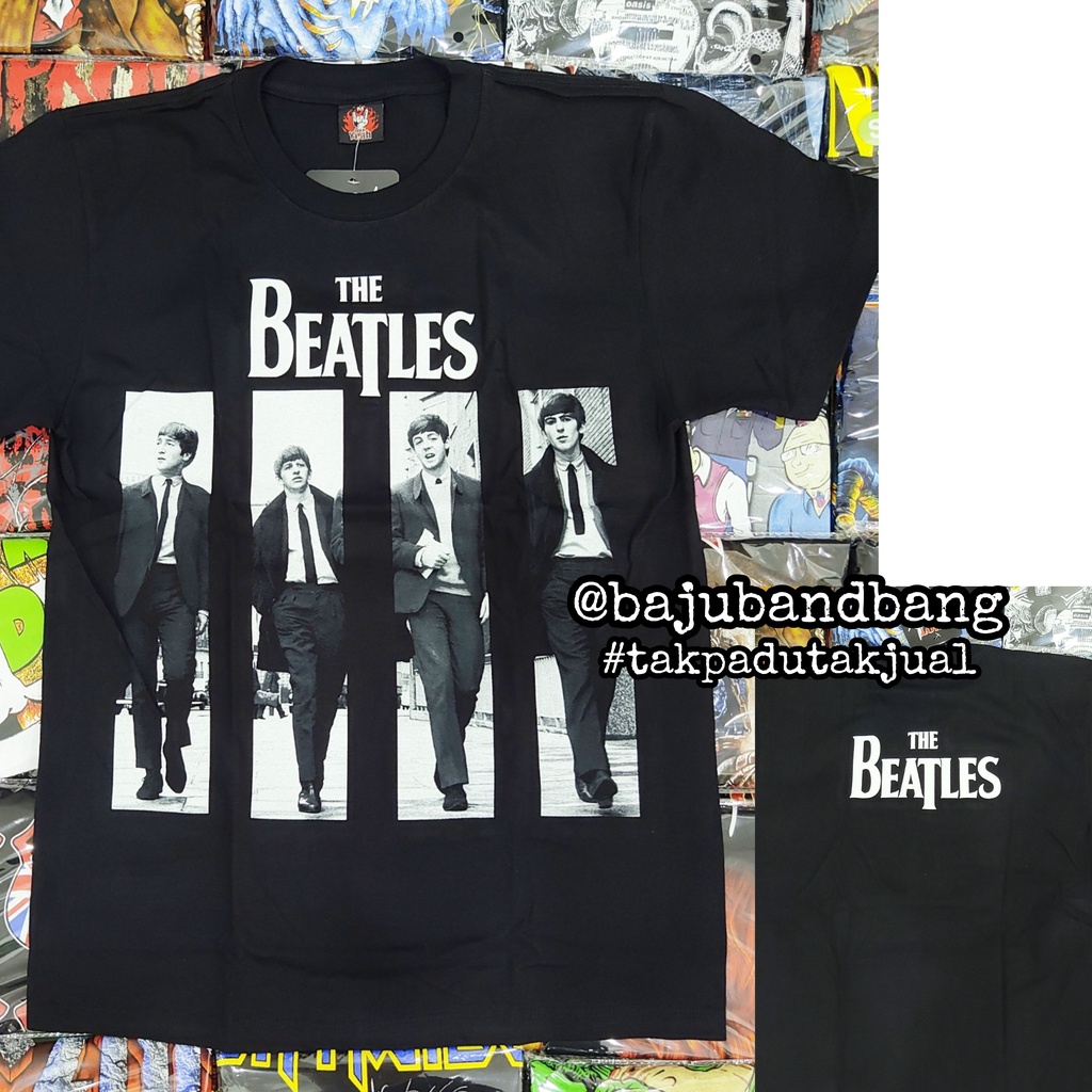 Baju Band The Beatles Band Tshirt Jude Yesterday Abbey Road Let It Be