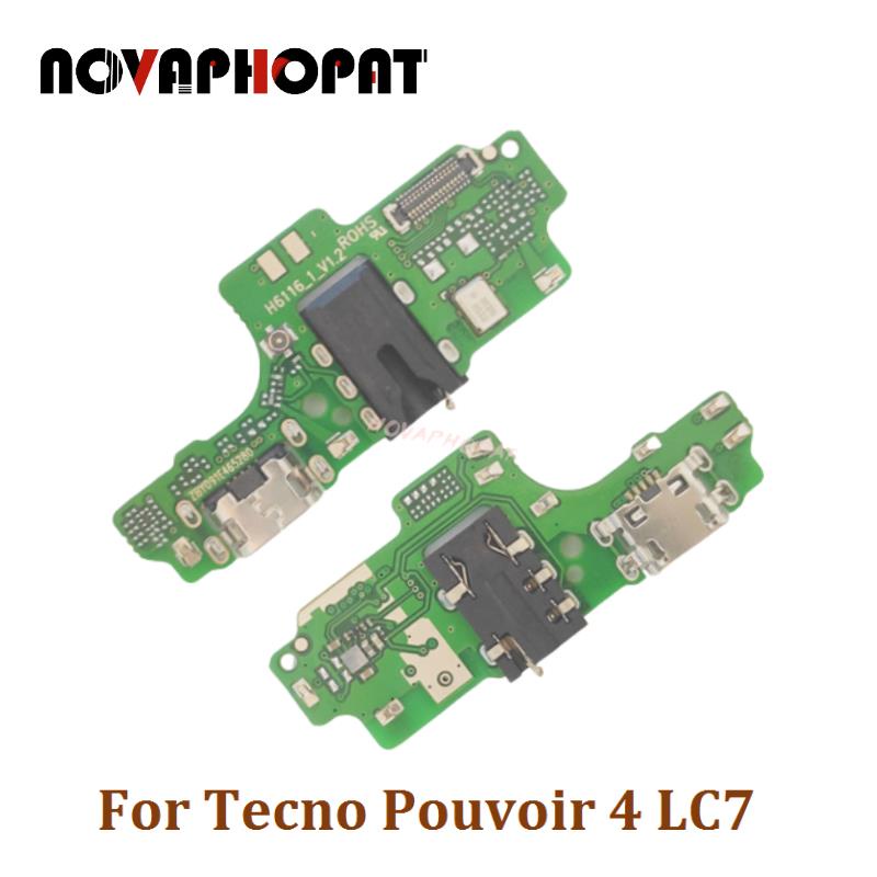 Novaphopat For Tecno Pouvoir 4 LC7 USB Dock Charging Port Plug Charger