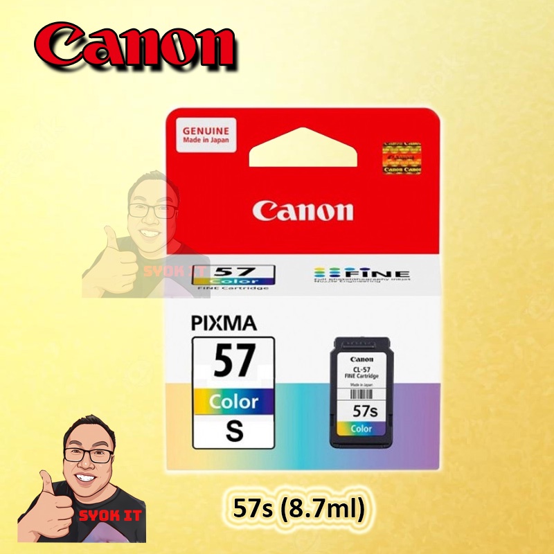 ORIGINAL CANON PG47 PG 47 PG 47 BLACK CL57 CL 57 CL 57 COLOR