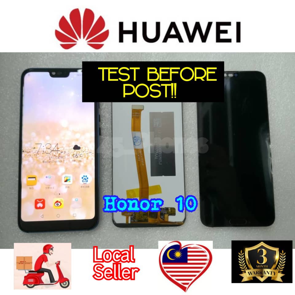 OMP45 Ready Stock HW Honor 10 LCD DISPLAY TOUCHSCREEN DIGITIZER