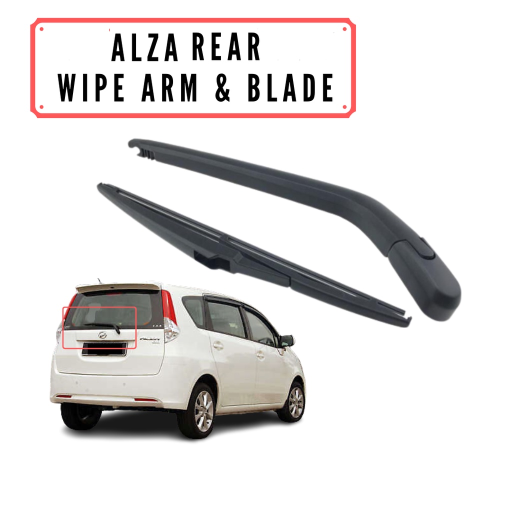 Car Rear Wiper Blade With Arm Perodua Myvi Viva Kelisa Kenari Kancil