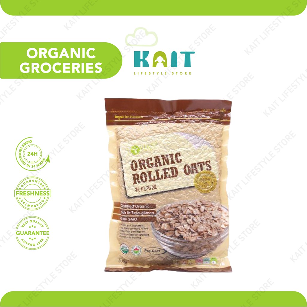 Lohas Organic Rolled Oats Gm Shopee Malaysia