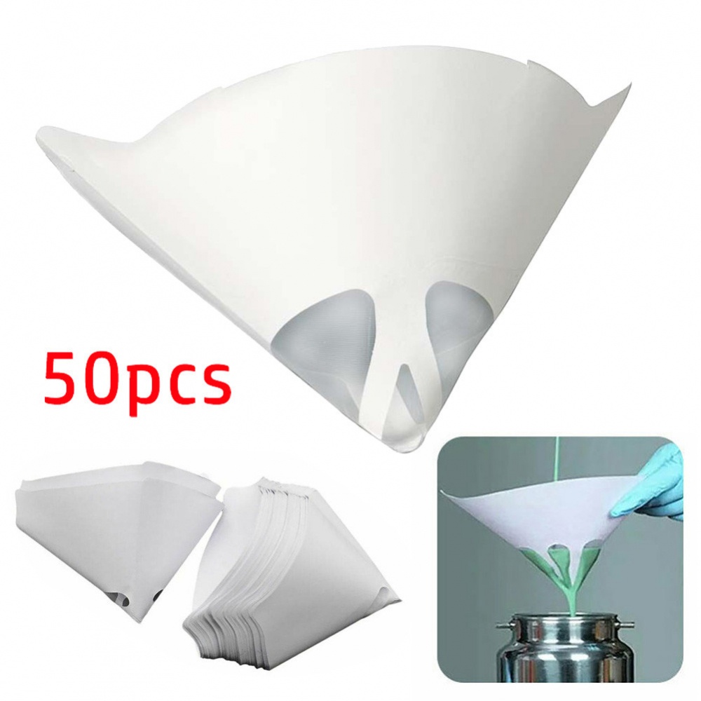 Filter Paper Spray Strainers Fine Paint Paper Purifying Cup White