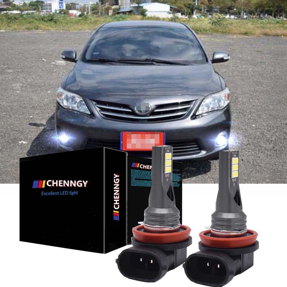 For TOYOTA ALTIS Corolla 2011 2012 2013 2x H11 LED Headlight Bulbs