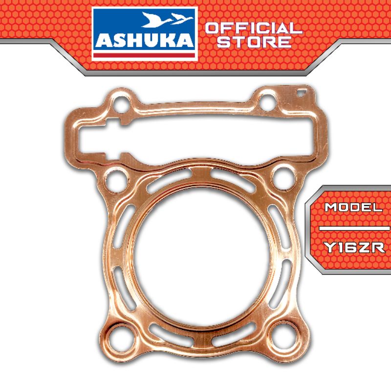 ASHUKA Yamaha Y16 Copper Cylinder Head Gasket 8 Hole 62mm 63mm 63