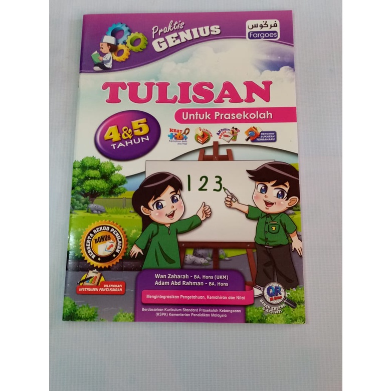 BUKU LATIHAN PRASEKOLAH PRAKTIS GENIUS TULSAN TAHUN 4 DAN 5 Shopee