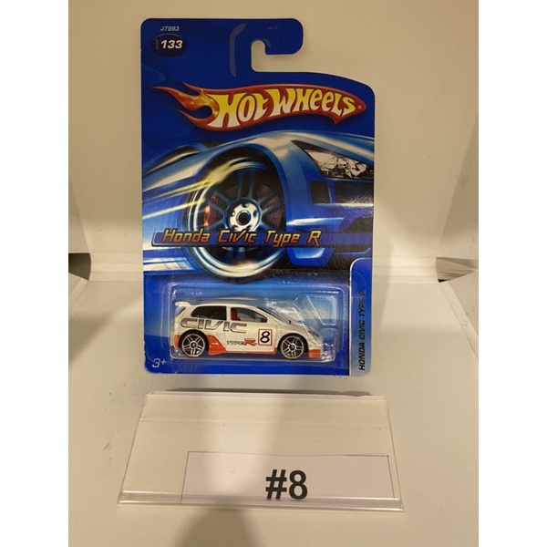 HOT WHEELS WHITE HONDA CIVIC TYPE R Shopee Malaysia