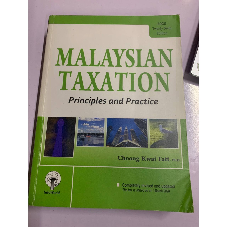 Used Book Malaysian Taxation Th Edition Principle And