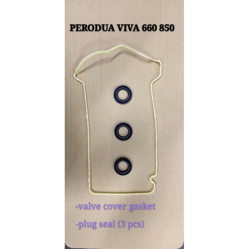 SILICONE PERODUA VIVA 660 850 VALVE COVER GASKET PLUG SEAL 3 Pcs