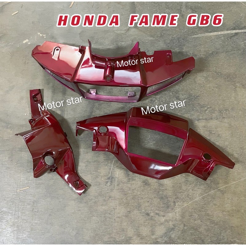 HONDA FAME COVER SET GB6 FRONT HANDLE UPPER COVER METER COVER LOWER