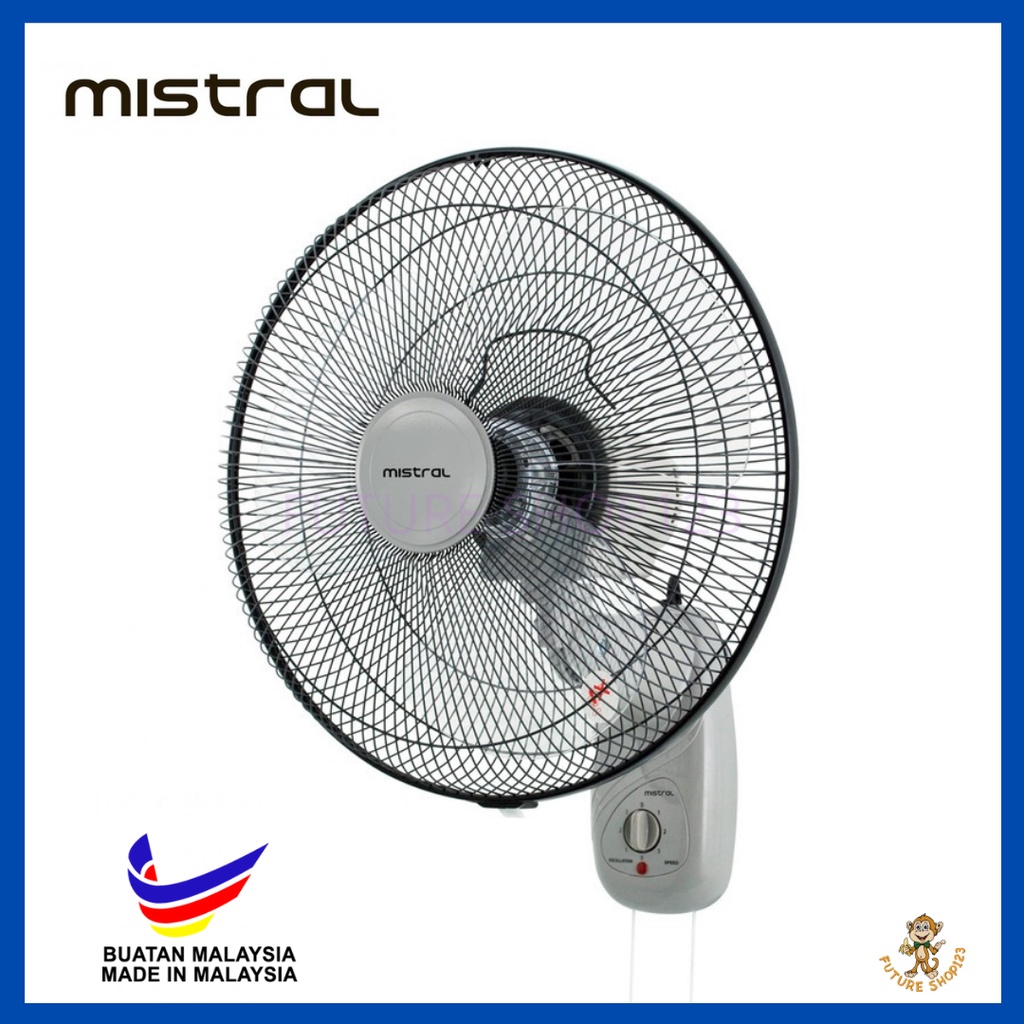 KDK Wall Fan KU408 40cm 16 White And All Branded Wall Fan With