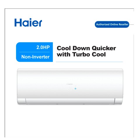 Haier Turbo Cool Non Inverter Hsu Lfa Shopee Malaysia