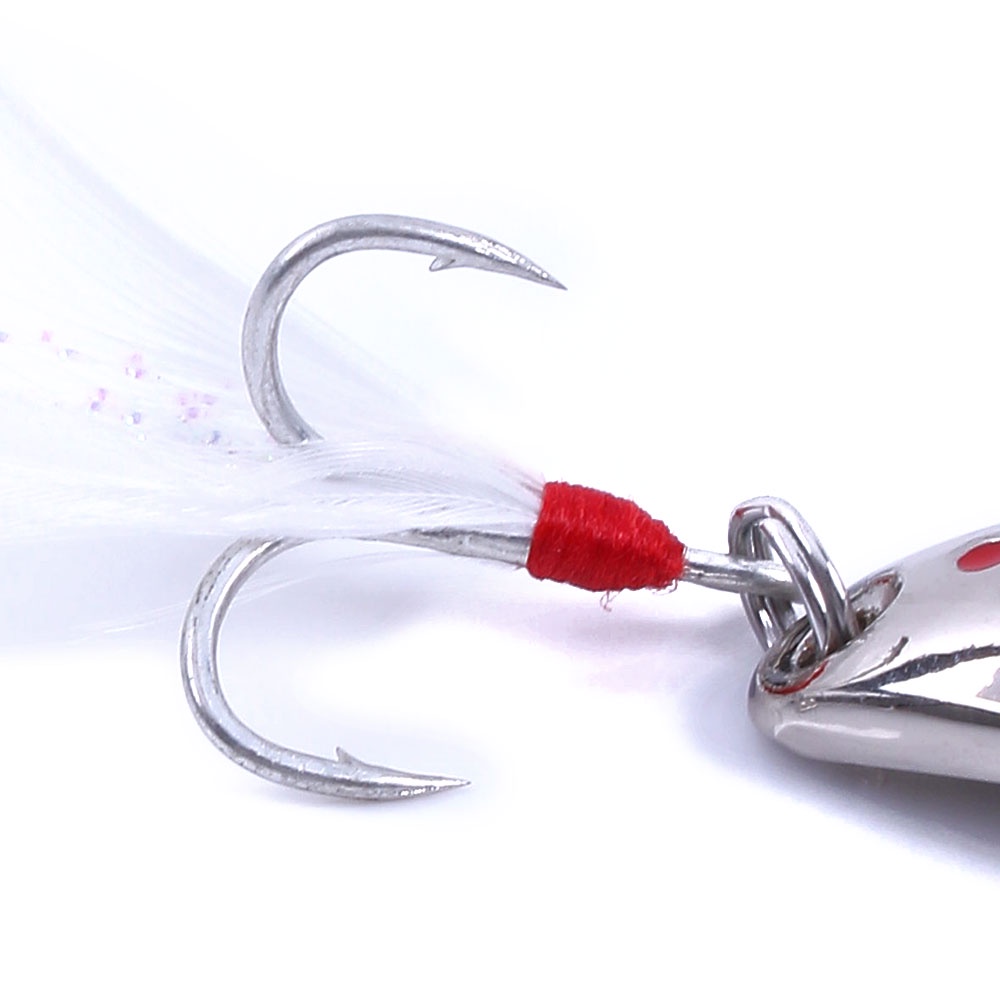 HENGJIA 2pcs Metal Vib Leech Spinners Spoon Lures 7 5g 10g 15g 20g