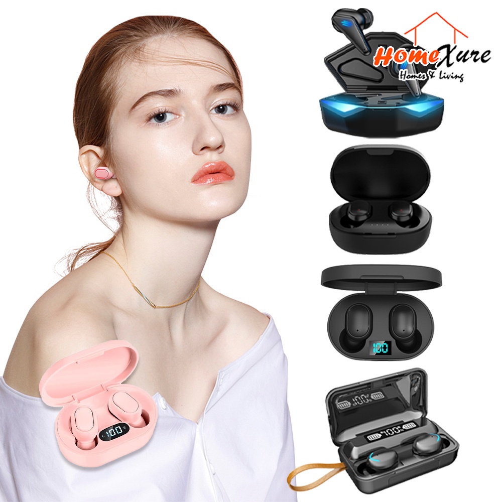 HomeXure BLUETOOTH EARPHONE Wireless Gaming Earbuds Original K55 Cool