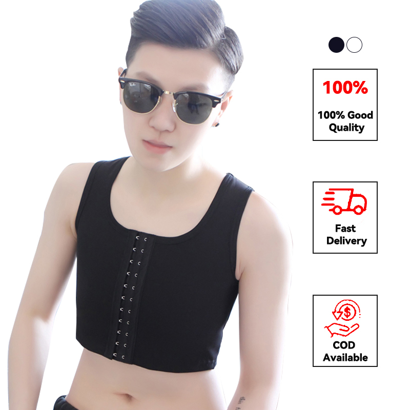 Short Breast Binder Breathable Buckle Chest Binder Baju Melayu Budak