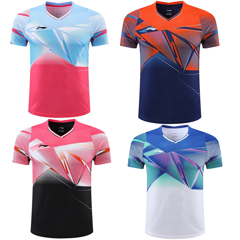 2023 New Li Ning Table Tennis Suit Short Sleeved Men S And Women S