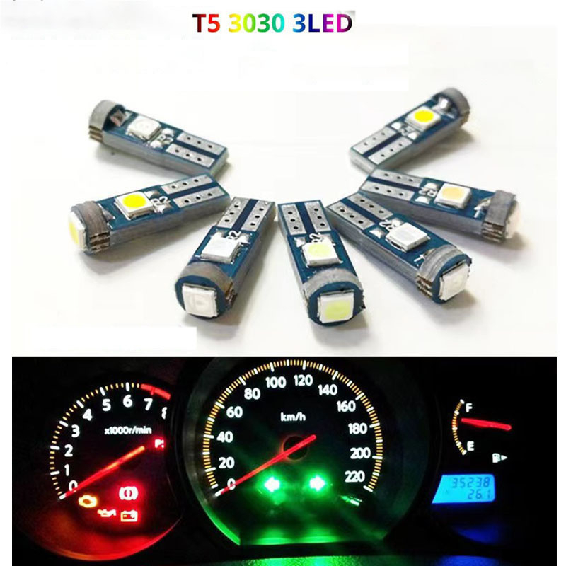 Pcs Car Motorcycle T Led Smd Meter Led Dashboard Light Wedge