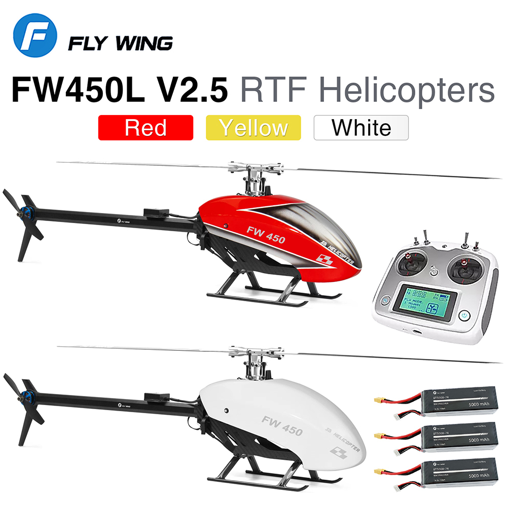 FLY WING FW450L V2 5 FBL 6CH 3D Flying GPS Altitude Hold One Key Return