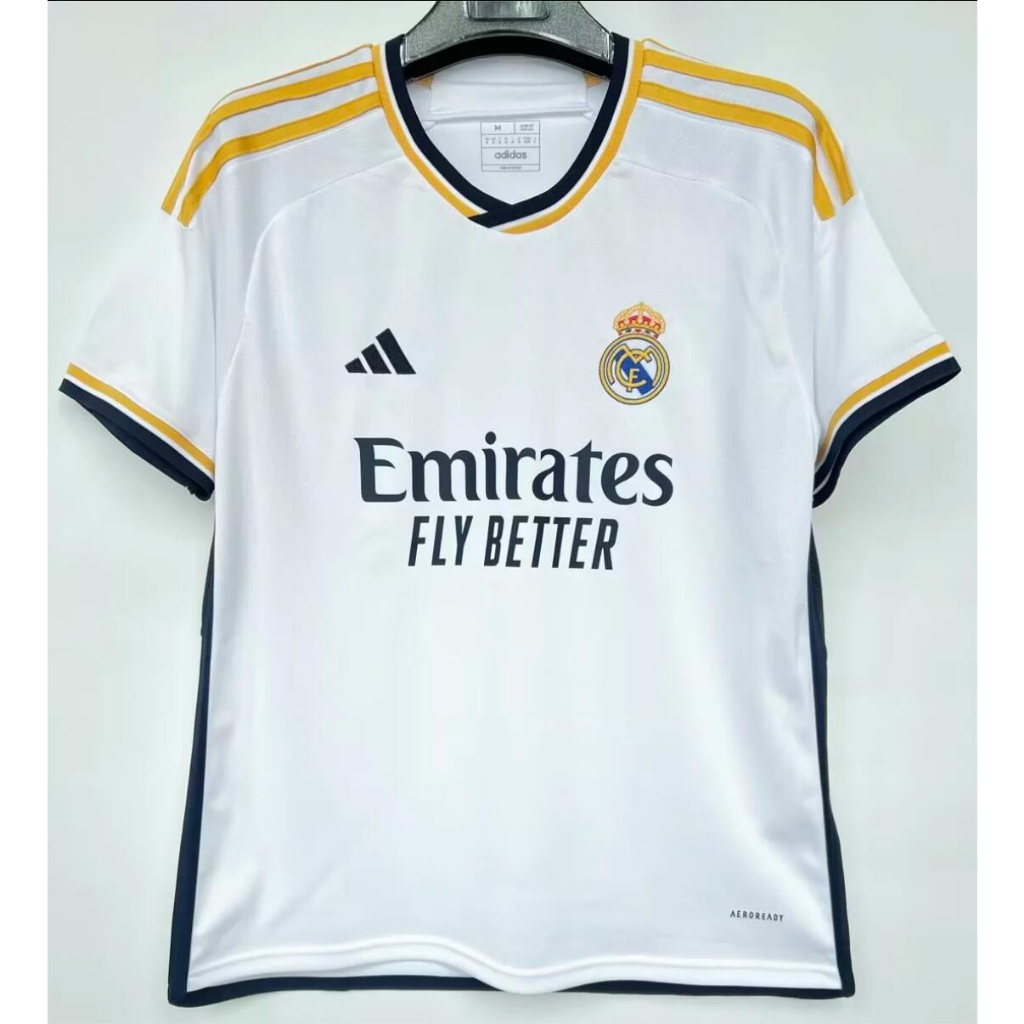 23 24 VINI JR Real Madrid Home Soccer Jersey Mens White Fans Version