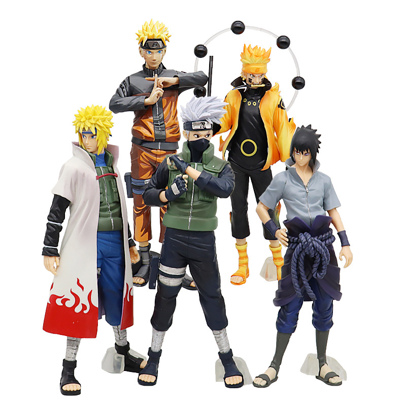 Pcs Anime Nauro Figure Comic Version Uzumaki Naruto Uchiha Sasuke