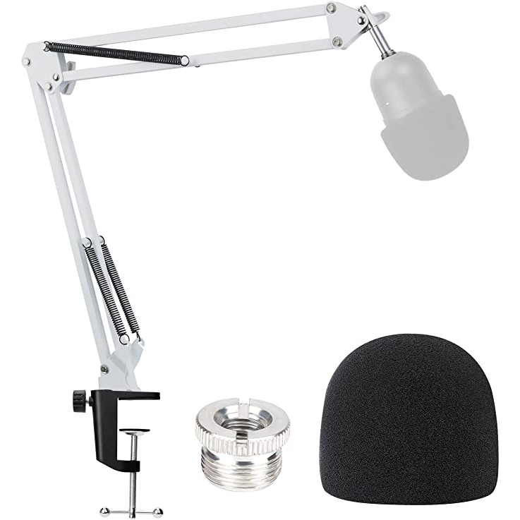 Razer Seiren Mini Boom Arm With Pop Filter Mic Stand With Foam Cover