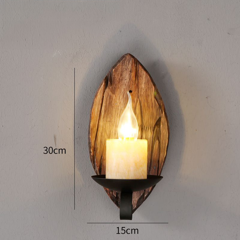 Free Shippingmodern Muse Homeretro Wall Lamp Wooden Lampmp Wall