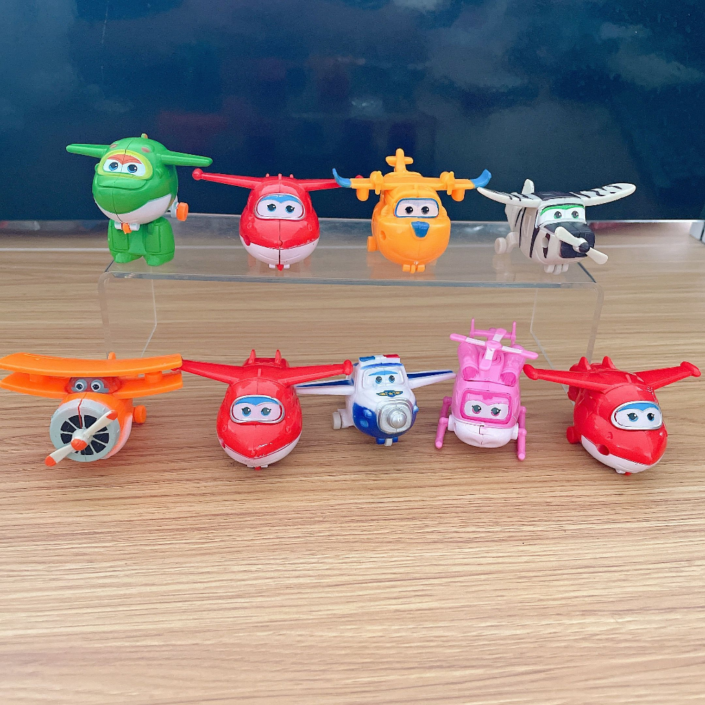 5 6cm Types Super Wings 2 Scale Mini Transforming Anime Deformation