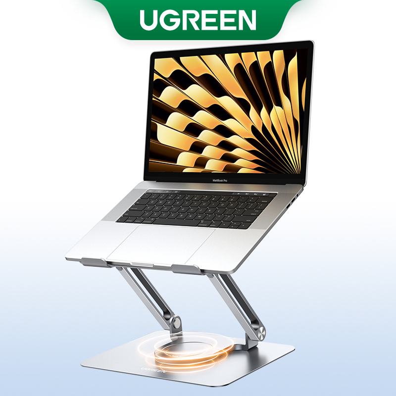 Ugreen Laptop Stand For Desk Adjustable Rotating Base Compatible