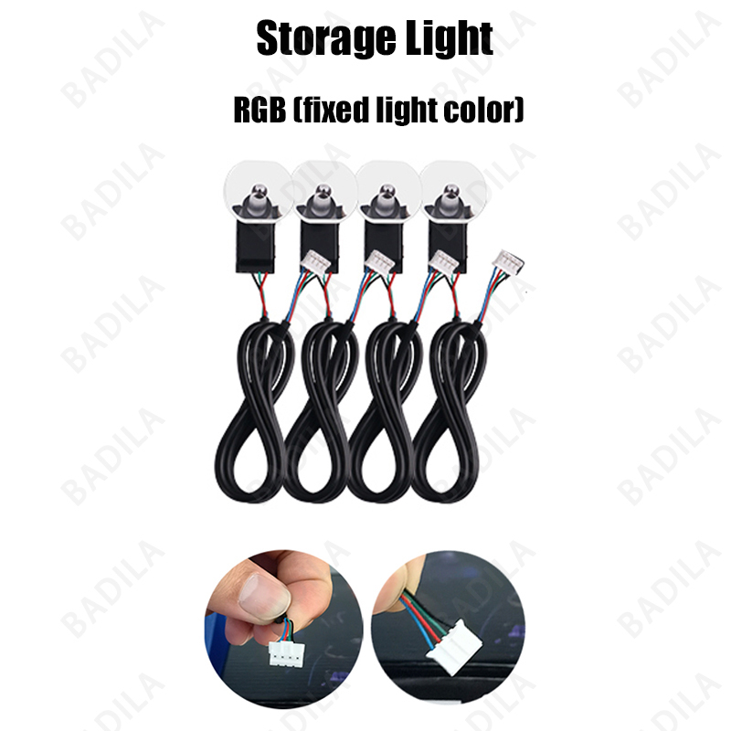 Ready Stock Universal Led Car Ambient Light Rgb Dashboard Decoration