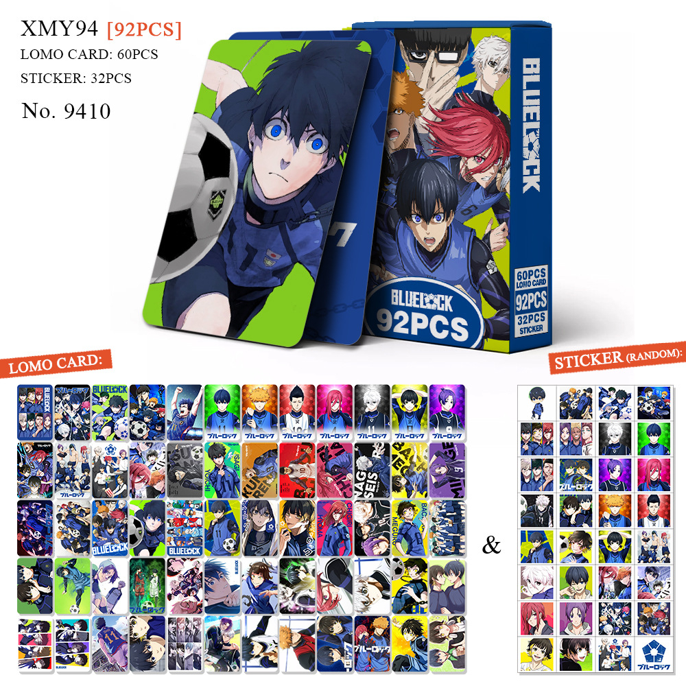 Anime Blue Lock Photocard Double Sided Lomo Card Pcs Box Shopee