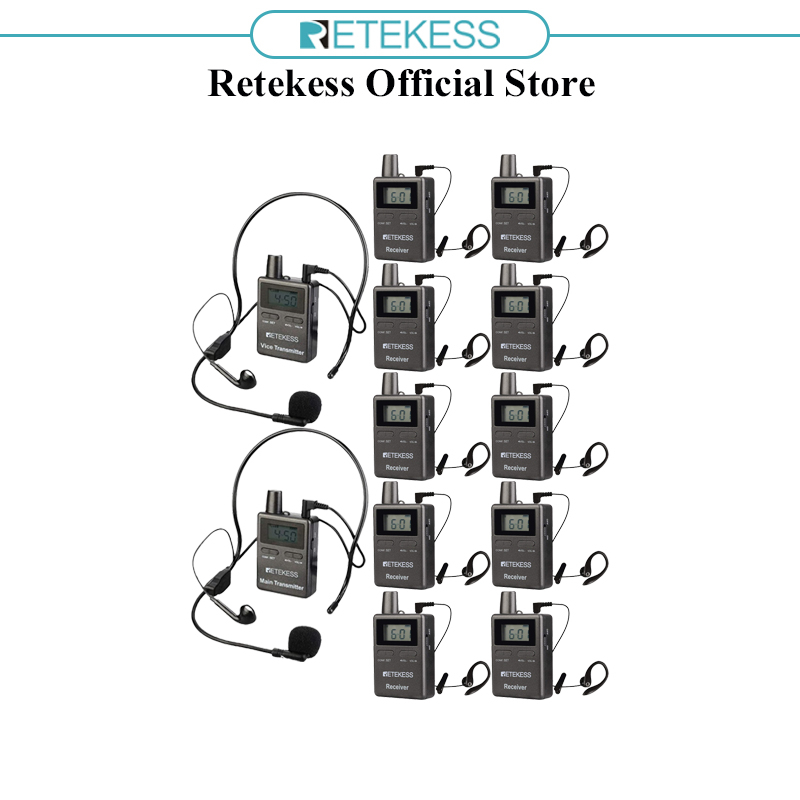 Retekess Tt Wireless Tour Guide System Two Way Multi Channel