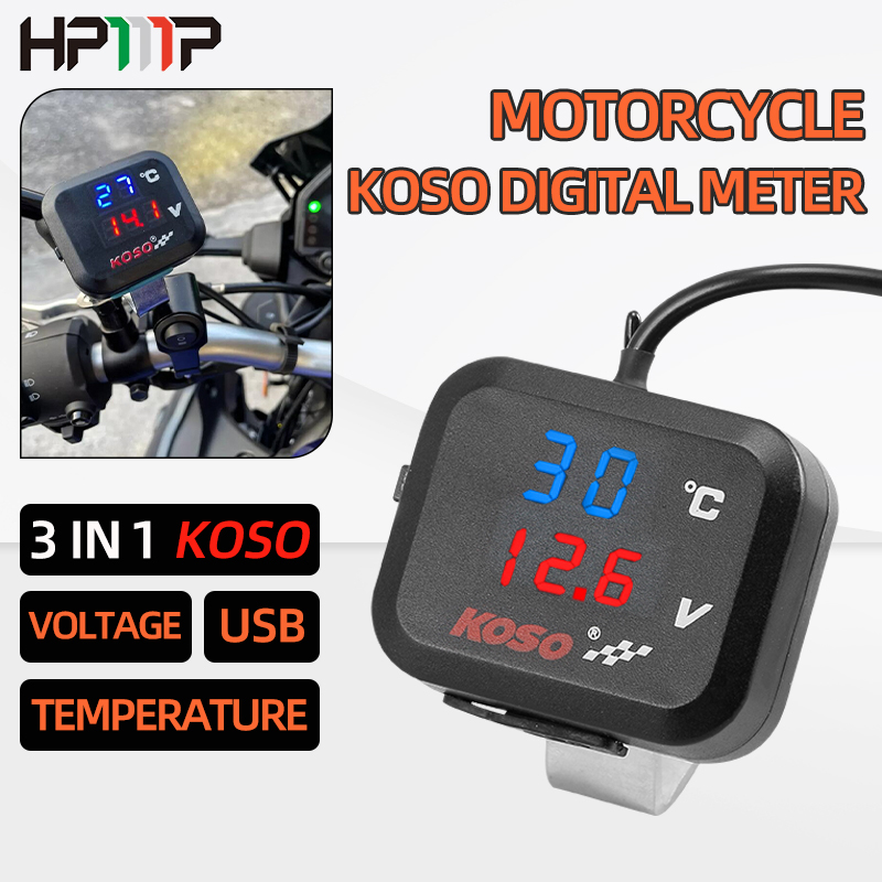 Universal Motorcycle Koso Meter Koso Meter Digital Led Volt Meter