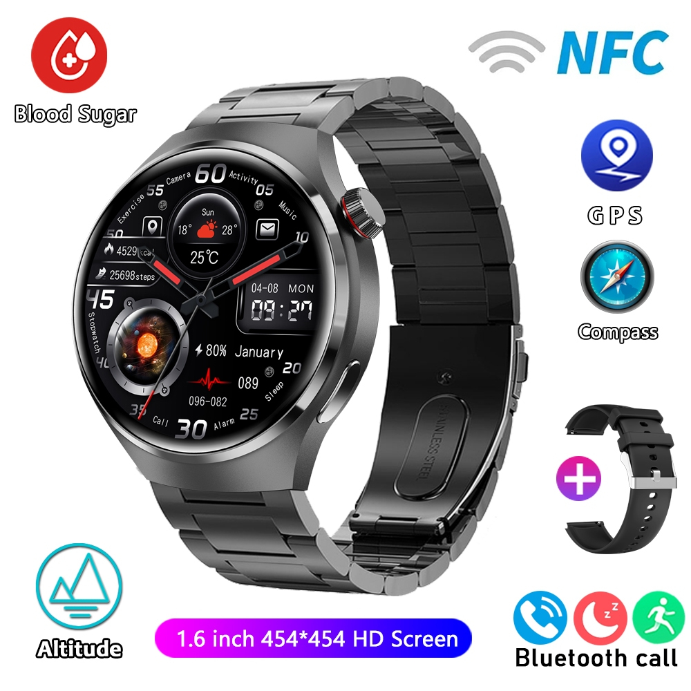 New Men Gps Smart Watch Huawei Gt Pro Hd Screen Heart Rate