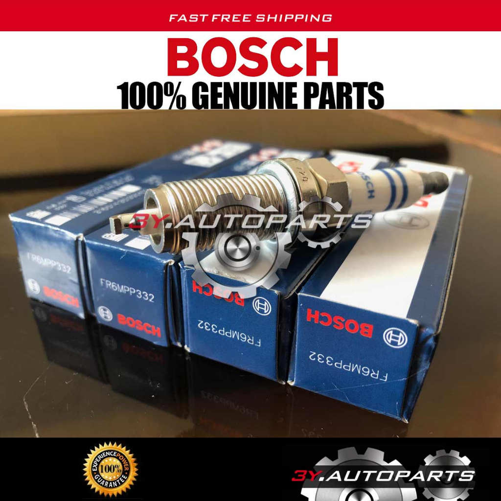 New Bosch FR6MPP332 4pcs Double Platinum Spark Plug Mercedes M271