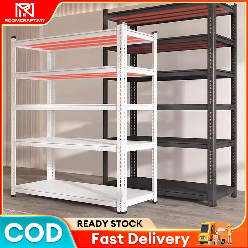 Tier Metal Adjustable Boltless Rack Warehouse Rak Barang Rak